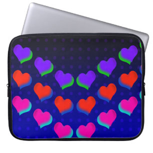 Die Crazy Retro Neon hoort Laptop Sleeve