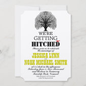 Die Cut Rustic Cute Bird Wedding Kaart (Voorkant)