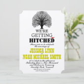 Die Cut Rustic Cute Bird Wedding Kaart (Staand voorkant)