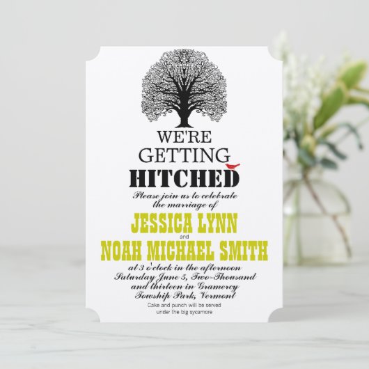 Die Cut Rustic Cute Bird Wedding Kaart (Staand voorkant)