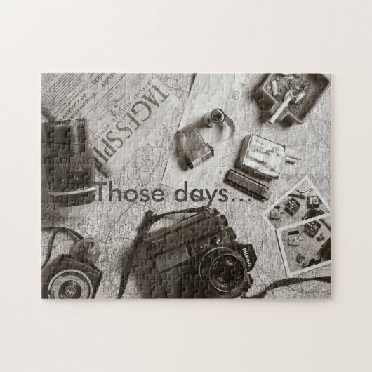 DIE DAGEN Puzzle - Fotograaf, , oud Legpuzzel (Horizontaal)