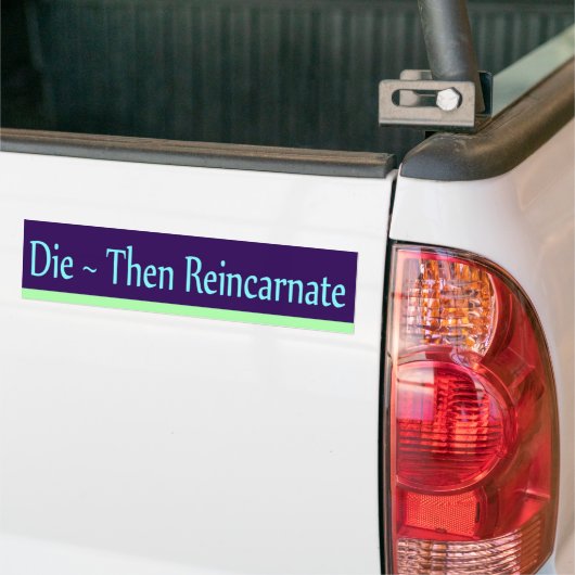 Die ~ Dan Reincarnate Bumpersticker (Op Truck)