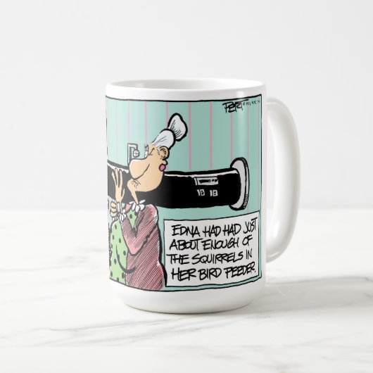 DIE DARN SQUIRRELS!!! KOFFIEMOK (Voorkant rechts)