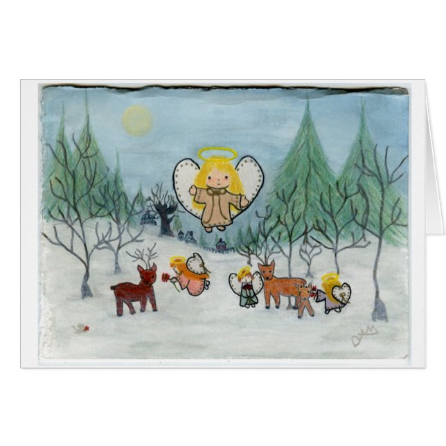 "Die 'Deer' kleine Angels" (Voorkant Horizontaal)