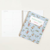 Die Dog Life Blue Planner met naam (Display)