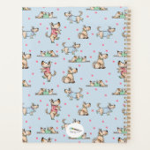 Die Dog Life Blue Planner met naam (Achterkant)