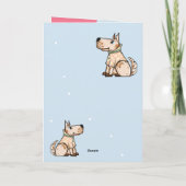 Die Dog Life Foto's van Birthday Kaart (Achterkant)