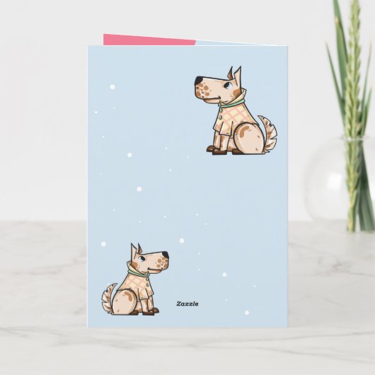 Die Dog Life Foto's van Birthday Kaart (Achterkant)