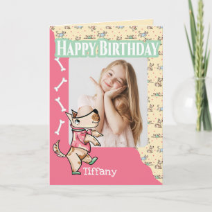 Die Dog Life Happy Birthday-foto Kaart