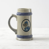 Die Dogge als Bismarck Bierkrug Bierpul (Links)