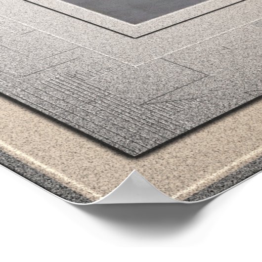 Die drei Grazien van Edouard Bisson Poster (Hoek)