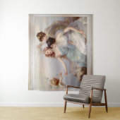 Die drei Grazien van Edouard Bisson Wandkleed (In situ)