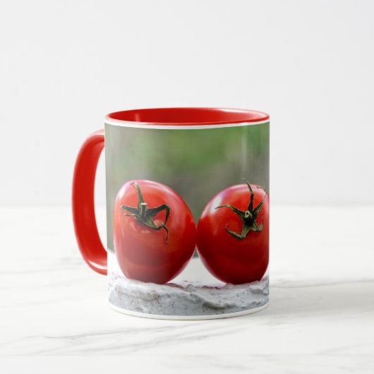 Die drei Tomaten Mok (Voorkant links)