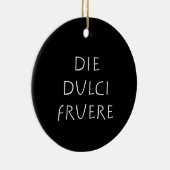 Die dulci fruere keramisch ornament (Rechts)
