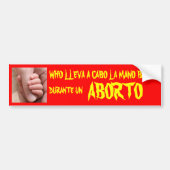 DIE EEN CABO LA MANO BABY'S BUMPERSTICKER (Voorkant)