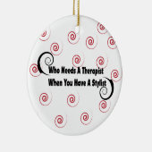 die een therapeut nodig heeft wanneer u een stylis keramisch ornament (Rechts)