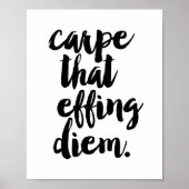 Die Effing Diem | Art Print (Voorkant)
