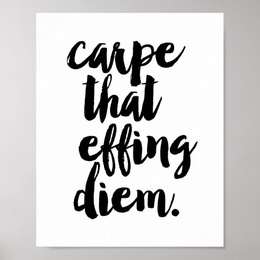 Die Effing Diem | Art Print (Voorkant)