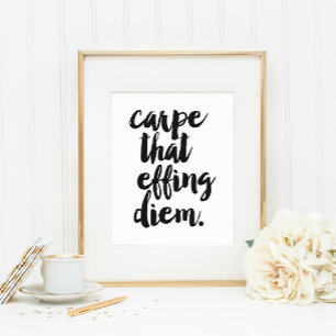 Die Effing Diem Art Print