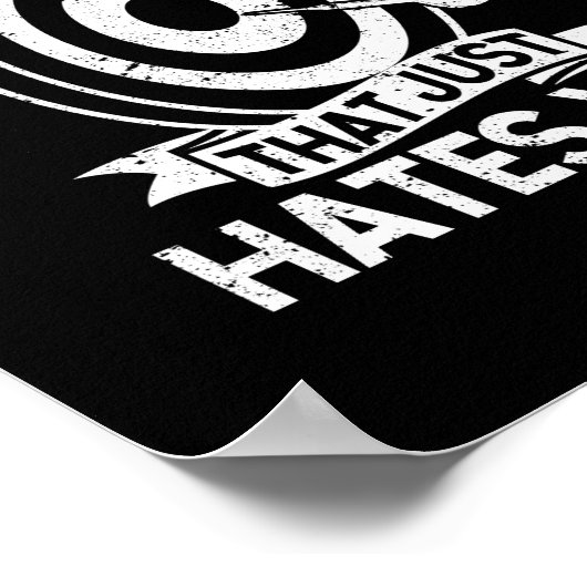 Die ene dart die je gewoon haat Funnier Poster (Hoek)