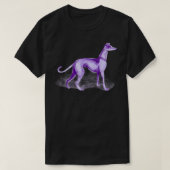 Die ene Paarse hond heeft geen woorden T-shirt (Design voorkant)