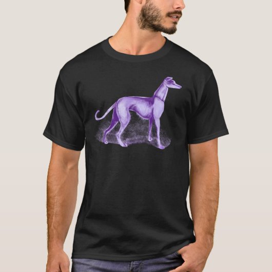 Die ene Paarse hond maakt een essentiële T-S T-shirt (Voorkant)