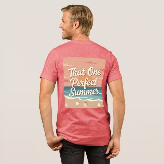 Die Éne Perfecte Zomer Tri-Blend Shirt (Voorkant)