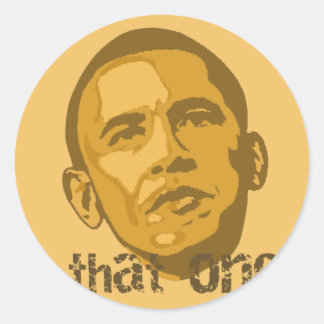 Die ene ronde sticker