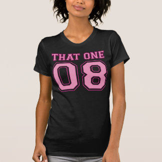 Die ene roze grafische verkiezingen in 2008 Obama T-shirt