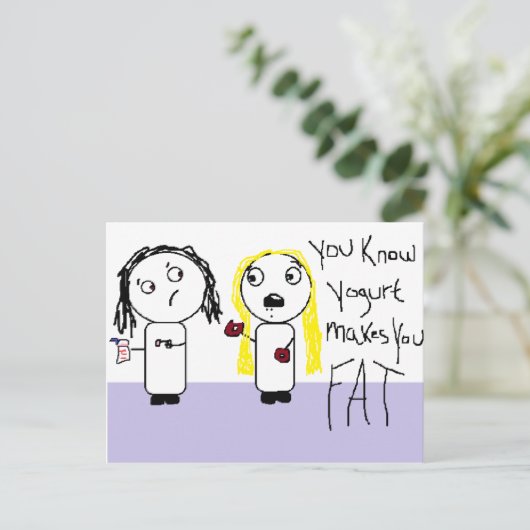 Die ene vriend... briefkaart (Staand voorkant)