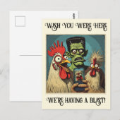 “Die ene vriend” Cheesy Chicken Briefkaart (Voorkant / Achterkant)