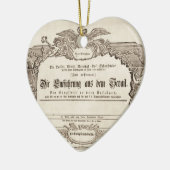 Die Entführung aus dem Serail Oper Amadeus Mozart Keramisch Ornament (Links)