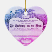 Die Entführung aus dem Serail Oper Amadeus Mozart Keramisch Ornament (Achterkant)