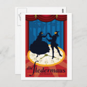 Die Fledermaus, Opera Briefkaart (Voorkant / Achterkant)