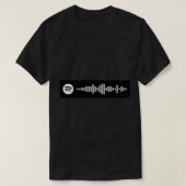 Die For You - The Weekend Spotify code Sticker.png T-shirt (Design voorkant)