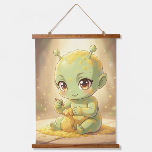 Die Galaxienwanderer des Nektars.2 Hangend Wandkleed (Voorkant)