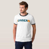 Die Gamer Hub Ringer T-Shirt (Voorkant volledig)