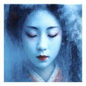 Die Geisha im Eis - Expressiv Foto Afdruk (Voorkant)