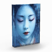 Die Geisha im Eis - Expressiv Fotoblokken (Links)