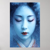 Die Geisha im Eis - Expressiv Poster (Voorkant)