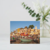 Die Ghats von Varanasi am Ganges Briefkaart (Staand voorkant)