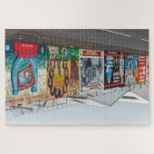 Die Graffiti in Belfast Irland Legpuzzel (Horizontaal)