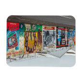 Die Graffiti in Belfast Irland Magneet (Horizontaal)