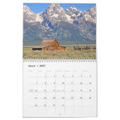 Die Grand Tetons, een 12-maands 2026 kalender (Mar 2027)