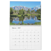 Die Grand Tetons, een 12-maands 2026 kalender (Feb 2027)