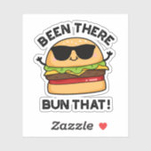 Die grappige Burger die er was... Sticker (Vel)