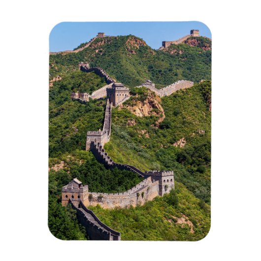 Die Große Mauer bei Jinshanling in China Magneet (Verticaal)