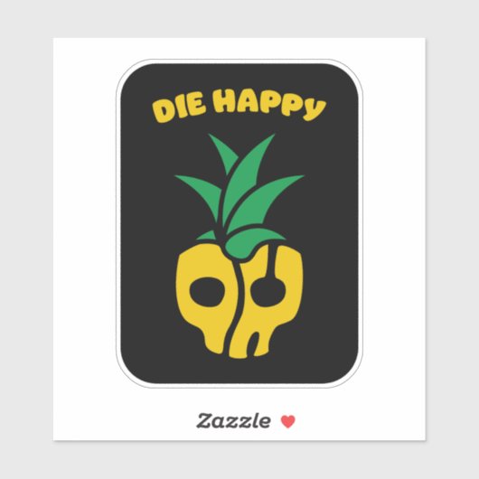 Die Happy Sticker (Vel)