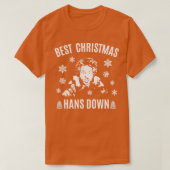 Die Hard Beste Kerstmis Hans Down T-shirt (Design voorkant)