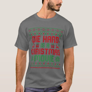 Die Hard is een kerstfilm met een grappig kerstgev T-shirt
